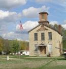 800 E Parrish St, a Greek Revival school-one to six room, built in Prairie du Chien, Wisconsin in 1857.