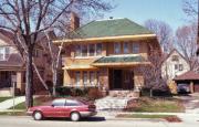 2319-2321 N SHERMAN BLVD, a Prairie School duplex, built in Milwaukee, Wisconsin in 1916.