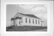 W9644 Zoar Rd (County Hwy F),, a Greek Revival church, built in Eldorado, Wisconsin in 1856.
