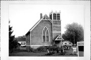 N9591 VAN DYNE RD, a Late Gothic Revival house of worship, built in Friendship, Wisconsin in 1920.