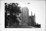 406 E MAIN ST, a Early Gothic Revival house of worship, built in Campbellsport, Wisconsin in 1905.