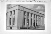 19 W 1ST ST, a Art Deco post office, built in Fond du Lac, Wisconsin in 1937.