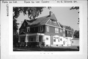 111 E 2ND ST, a Shingle Style house, built in Fond du Lac, Wisconsin in 1890.