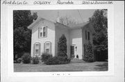 200 W DIVISION ST, a Gabled Ell house, built in Rosendale, Wisconsin in 1879.