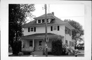 213 N MAIN ST / STATE HIGHWAY 26, a American Foursquare house, built in Rosendale, Wisconsin in 1910.