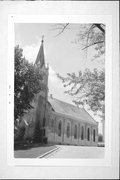 924 MAIN ST, a Late Gothic Revival church, built in St. Cloud, Wisconsin in 1905.