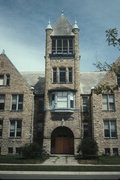 207 BUCHANAN ST, BETWEEN GROVE AND PARK STS, a Romanesque Revival school – elem/middle/jr high/high, built in Boscobel, Wisconsin in 1898.