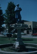 NW CORNER OF COURTHOUSE SQUARE, a NA (unknown or not a building) statue/sculpture, built in Lancaster, Wisconsin in 1906.