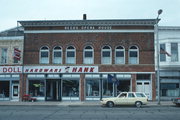 219 W MAPLE ST, a Romanesque Revival opera house/concert hall, built in Lancaster, Wisconsin in 1894.