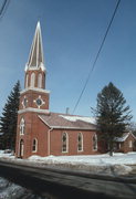 350 E FURNACE ST, a Early Gothic Revival house of worship, built in Platteville, Wisconsin in 1856.
