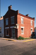 90 E MINERAL ST, a Federal house, built in Platteville, Wisconsin in 1847.