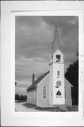 12814 Irish Ridge Rd (AKA E SIDE OF IRISH RIDGE RD, 2/3 MILE N OF LOST HOLLOW RD), a Early Gothic Revival church, built in Mount Hope, Wisconsin in 1883.