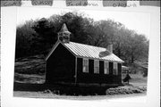 16224 MARION TWP., a Front Gabled one to six room school, built in Marion, Wisconsin in 1864.