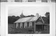 16224 MARION TWP., a Front Gabled one to six room school, built in Marion, Wisconsin in 1864.