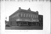 1038 WISCONSIN AVE, a Romanesque Revival large retail building, built in Boscobel, Wisconsin in 1904.