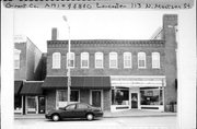 113 N MADISON ST 113 N MADISON ST, a Commercial Vernacular large retail building, built in Lancaster, Wisconsin in 1883.