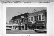 219 W MAPLE ST, a Romanesque Revival opera house/concert hall, built in Lancaster, Wisconsin in 1894.