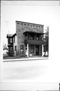 219 N WISCONSIN AVE, a Boomtown retail building, built in Muscoda, Wisconsin in 1894.