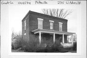 275 W ADAMS ST 275 W ADAMS ST, a Federal house, built in Platteville, Wisconsin in 1865.