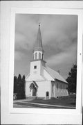 220 BROADWAY, a Early Gothic Revival house of worship, built in Platteville, Wisconsin in 1876.