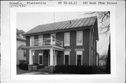 185 W PINE ST, a Federal house, built in Platteville, Wisconsin in .
