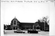 215 W PINE ST, a Late Gothic Revival house of worship, built in Platteville, Wisconsin in 1928.