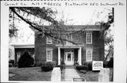 250 SOUTHWEST RD, a Italianate house, built in Platteville, Wisconsin in 1868.