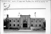 475 N WATER ST, a Art Deco armory, built in Platteville, Wisconsin in 1940.