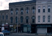 1103-1111 W 2ND AVE, a Italianate large retail building, built in Brodhead, Wisconsin in 1868.