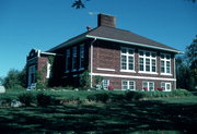 214 SCHOOL ST, a Craftsman one to six room school, built in Browntown, Wisconsin in 1921.