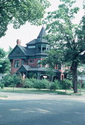 2004 10TH ST, a Queen Anne house, built in Monroe, Wisconsin in 1888.