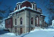 1205 13TH AVE, a Second Empire house, built in Monroe, Wisconsin in 1878.