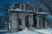 1205 13TH AVE, a Second Empire house, built in Monroe, Wisconsin in 1878.