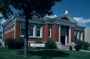 1505 9TH ST, a Neoclassical/Beaux Arts library, built in Monroe, Wisconsin in 1904.