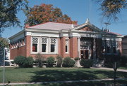 1505 9TH ST, a Neoclassical/Beaux Arts library, built in Monroe, Wisconsin in 1904.