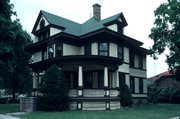 2121 7TH ST, a Queen Anne house, built in Monroe, Wisconsin in 1901.