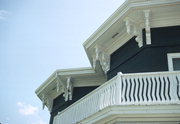 1410 17TH AVE, a Octagon house, built in Monroe, Wisconsin in 1860.