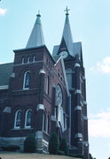 18 5TH AVE, a Early Gothic Revival house of worship, built in New Glarus, Wisconsin in 1900.