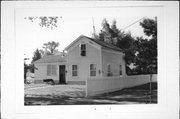 1104 13TH ST, a Gabled Ell house, built in Brodhead, Wisconsin in 1856.