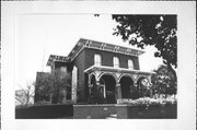 808 CENTER AVE, a Italianate house, built in Brodhead, Wisconsin in 1872.