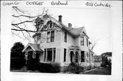 902 CENTER AVE, a Queen Anne house, built in Brodhead, Wisconsin in 1890.