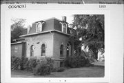 1205 13TH AVE, a Second Empire house, built in Monroe, Wisconsin in 1878.