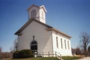 9696 GRAVEL PIT RD, a Greek Revival house of worship, built in Gardner, Wisconsin in 1886.