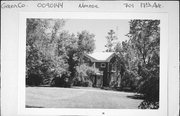 701 17TH AVE, a Queen Anne house, built in Monroe, Wisconsin in 1850.