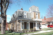 145 N ADAMS ST, a Second Empire house, built in Berlin, Wisconsin in 1851.