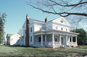 217 E PARK AVE, a Greek Revival house, built in Berlin, Wisconsin in 1854.