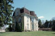 170 N WISCONSIN ST, a Second Empire house, built in Berlin, Wisconsin in 1881.