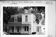 145 N ADAMS ST, a Second Empire house, built in Berlin, Wisconsin in 1851.