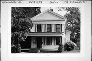 134 E CERESCO, a Greek Revival house, built in Berlin, Wisconsin in 1860.