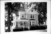 140 E CERESCO ST, a Queen Anne house, built in Berlin, Wisconsin in 1890.